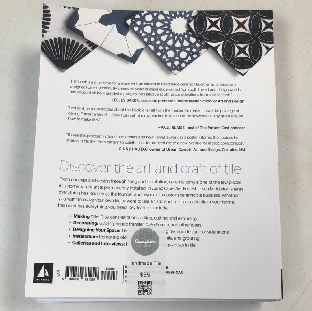 Handmade Tile by Forrest Lesch-Middleton